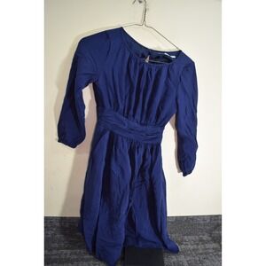 Boden Selina Dress Navy Blue Long Sleeve WH798 WOMENS US 6
